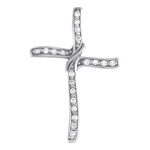 Pendants Religious Crosses — White Gold