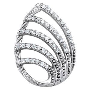 Pendants Fashion — White Gold