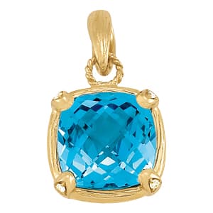 Pendants Color Cushion — White Gold