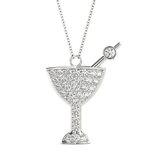 Martini Glass Charm — View 1
