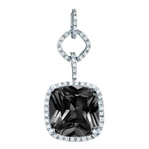 Pendants Color Cushion — White Gold