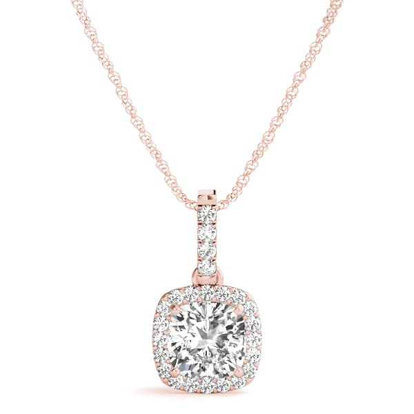Reserved For Dangle Pendants (0.19 ct. tw.), Front view in rose gold