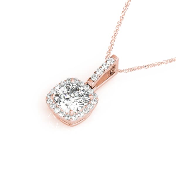 Reserved For Dangle Pendants (0.19 ct. tw.), Side view in rose gold
