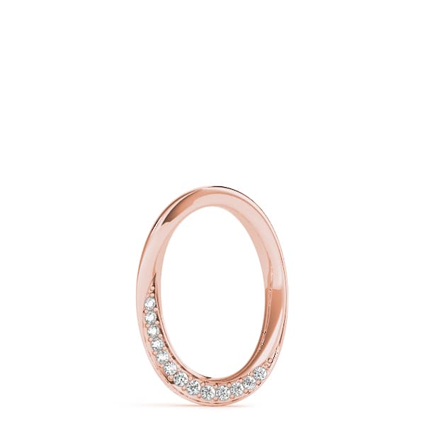 Fashion Pendant (0.07 ct. tw.), On hand view in rose gold