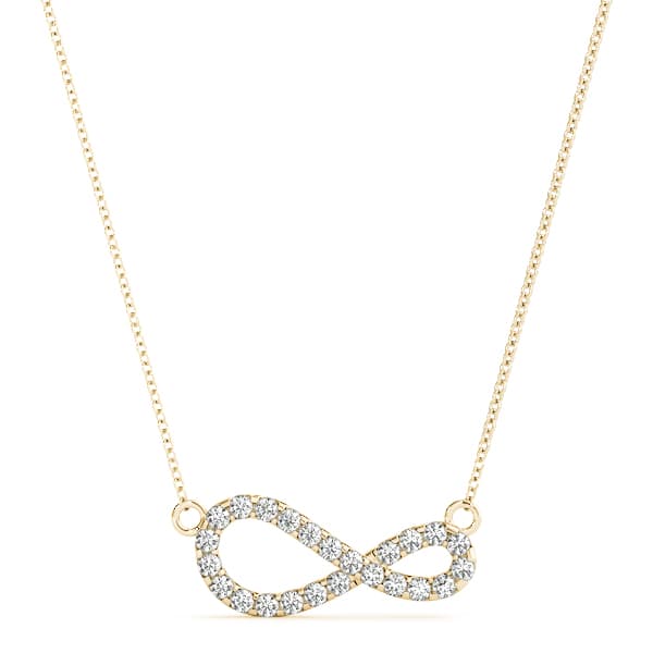 Fashion Pendant (0.18 ct. tw.), Front view in yellow gold