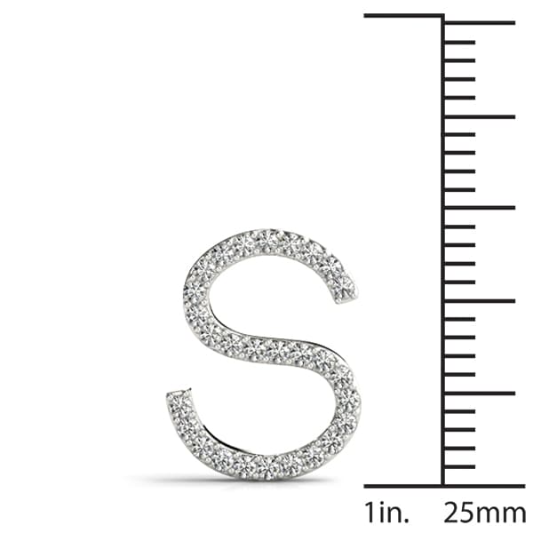 Initial Letter Q Pendants (0.17 ct. tw.), On hand view in white gold or platinum