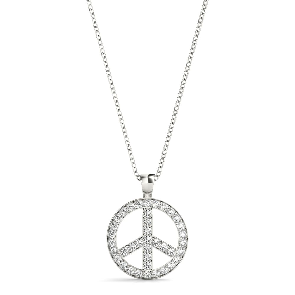 Peace Sign Fashion Pendant — View 1
