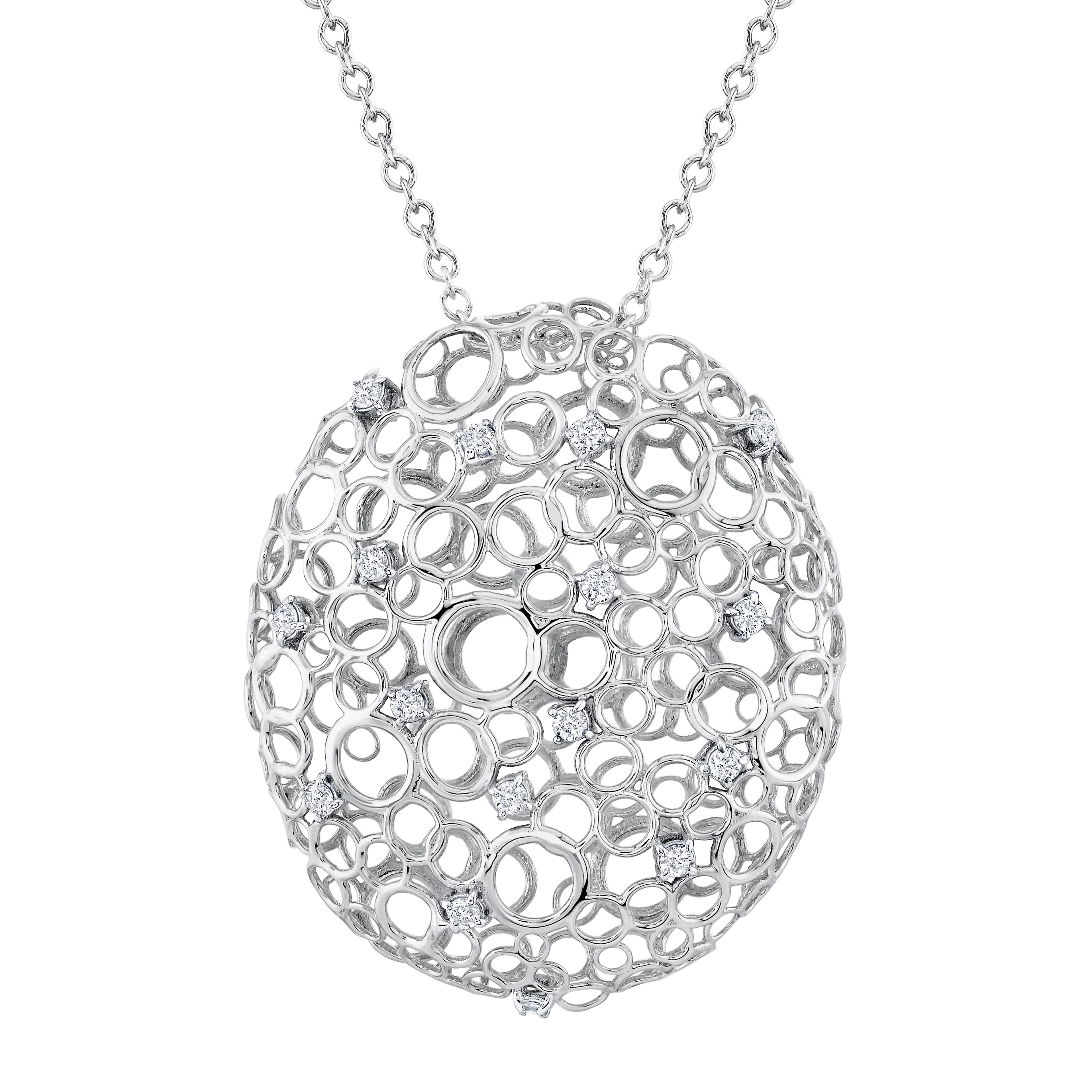 Light Weight Oval Pendant — View 1