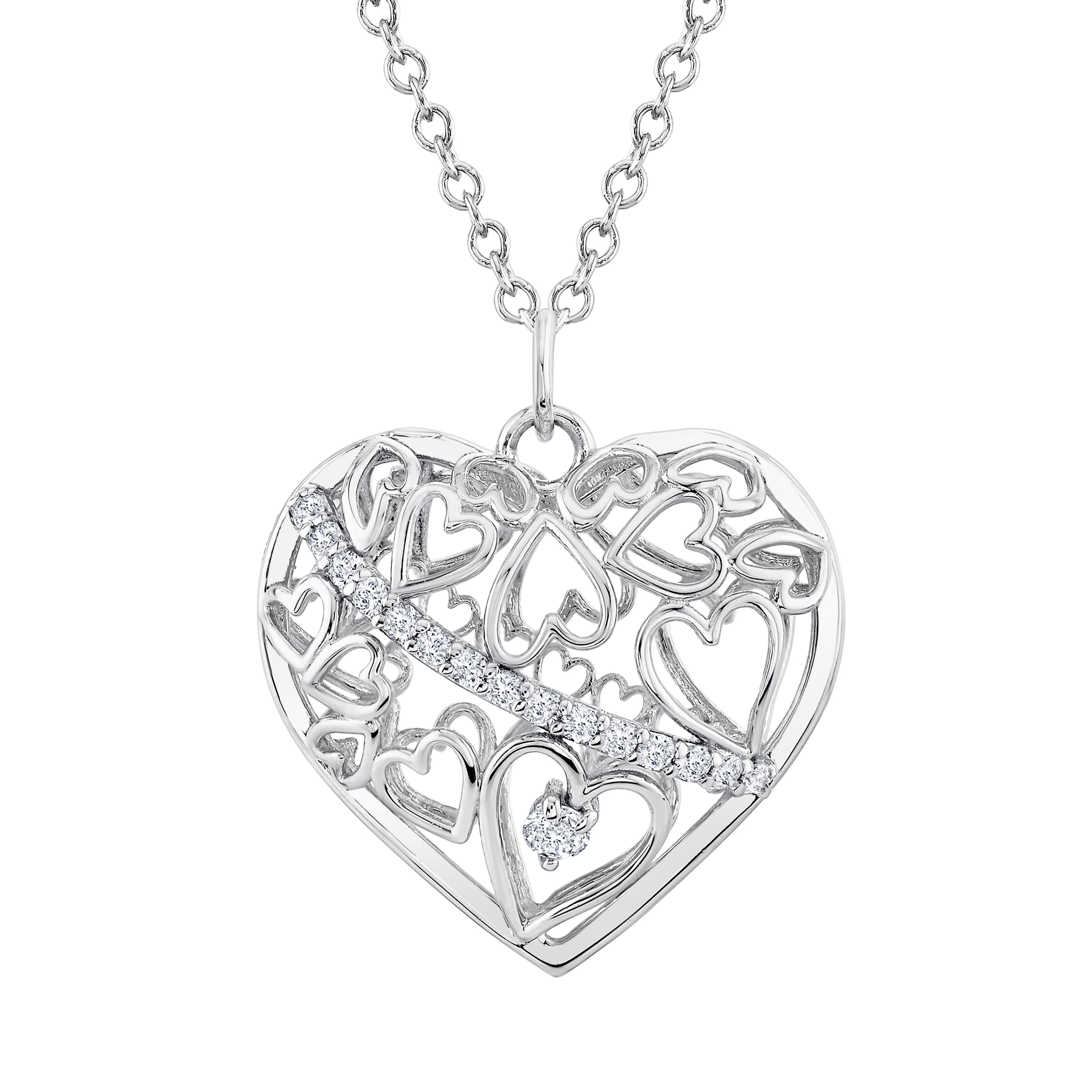 Light Weight Heart Pendant — View 1