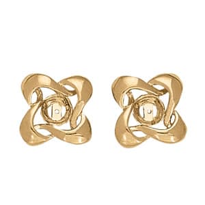 Earring Jacket — White Gold