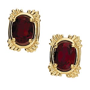 Breakdown-earrings Color Oval — White Gold