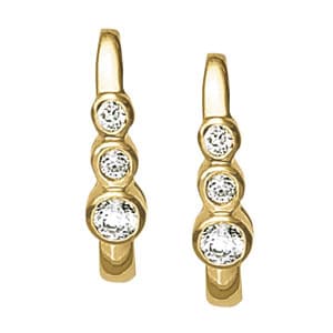 Earrings Hoop Earrings J-hoops — View 1