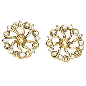 No L/r; 1 directionjacket Earrings — LEFT — White Gold
