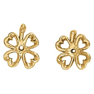 Earrings Jackets — White Gold