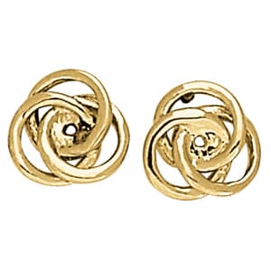 Earrings Jackets — White Gold