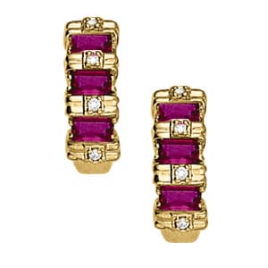Earrings Color Emerald — View 1
