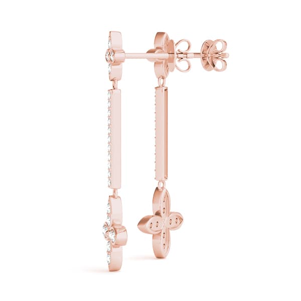 Vol 4 * Bkdn * (0.19 ct. tw.), Angle view in rose gold