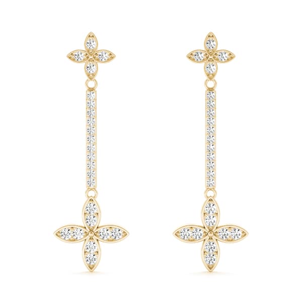 Vol 4 * Bkdn * (0.19 ct. tw.), On hand view in yellow gold