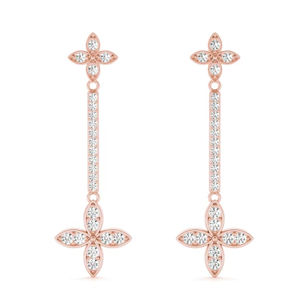 Vol 4 * Bkdn * (0.19 ct. tw.), On hand view in rose gold