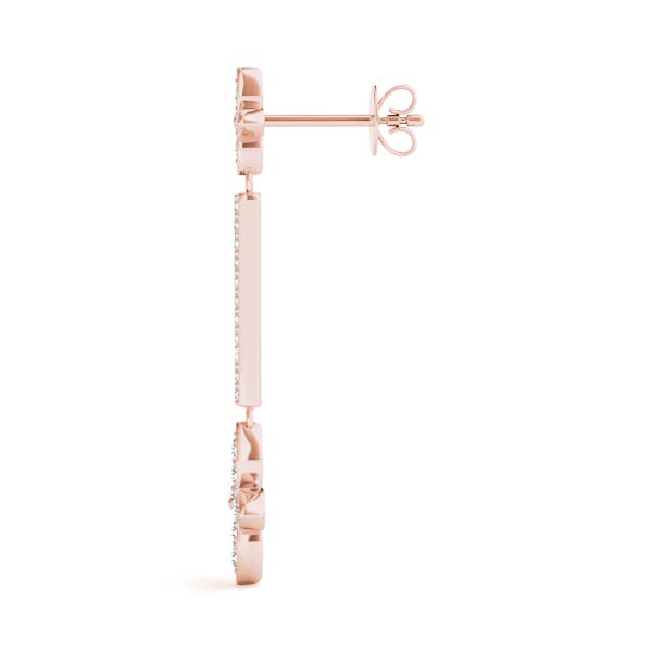 Vol 4 * Bkdn * (0.19 ct. tw.), Side view in rose gold