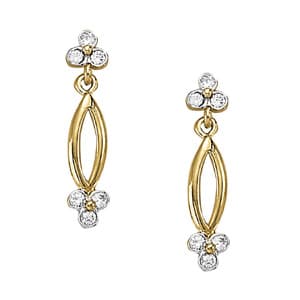 Earrings Fashion — White Gold