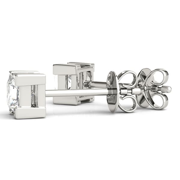 Single Stone Earring (0.2 ct. tw.), Angle view in white gold or platinum