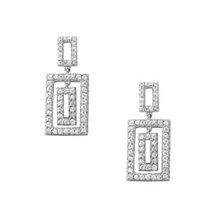 Earrings Fashion — White Gold
