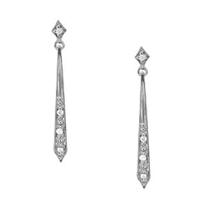 Earrings Fashion — White Gold