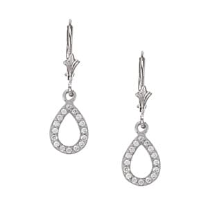 Fashion Earrings — White Gold