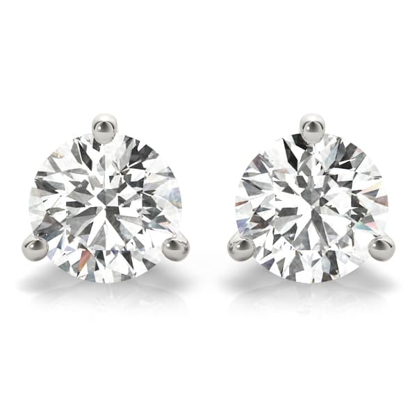 Hidden Halo Martini Diamond Studs — 1/2 ctw. — View 1