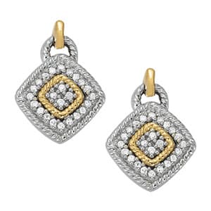 Earrings Cluster — White Gold