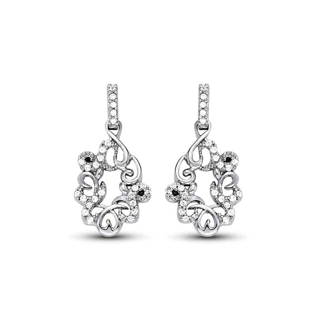 Fashion Earring — LEFT — White Gold