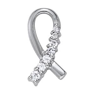 Earrings Fashion — 1/4 CT,LEFT — White Gold