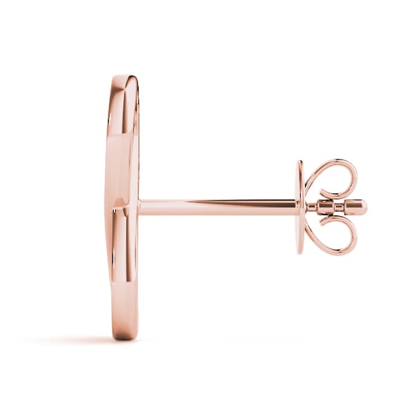 Fashion Earring (0.08 ct. tw.), Side view in rose gold