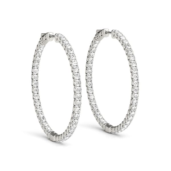 Inside-Out Value Lock Hoop Earrings — .02,20MM — View 1