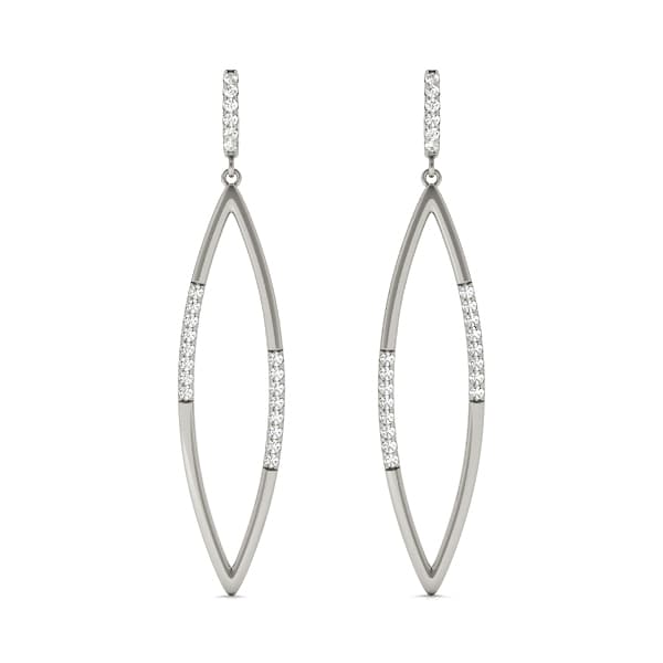 Accented Drop Fashion Earrings — LEFT — View 1