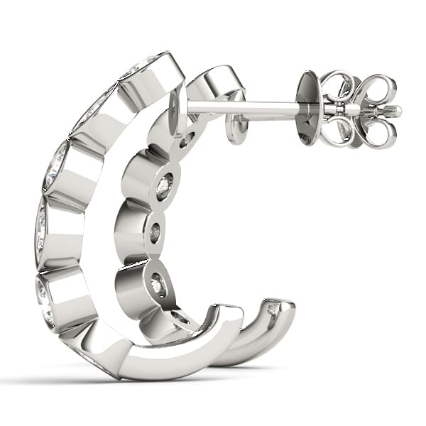 Fashion Earrings (0.29 ct. tw.), Angle view in white gold or platinum