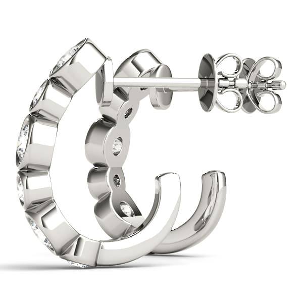 Fashion Earrings (0.59 ct. tw.), Angle view in white gold or platinum