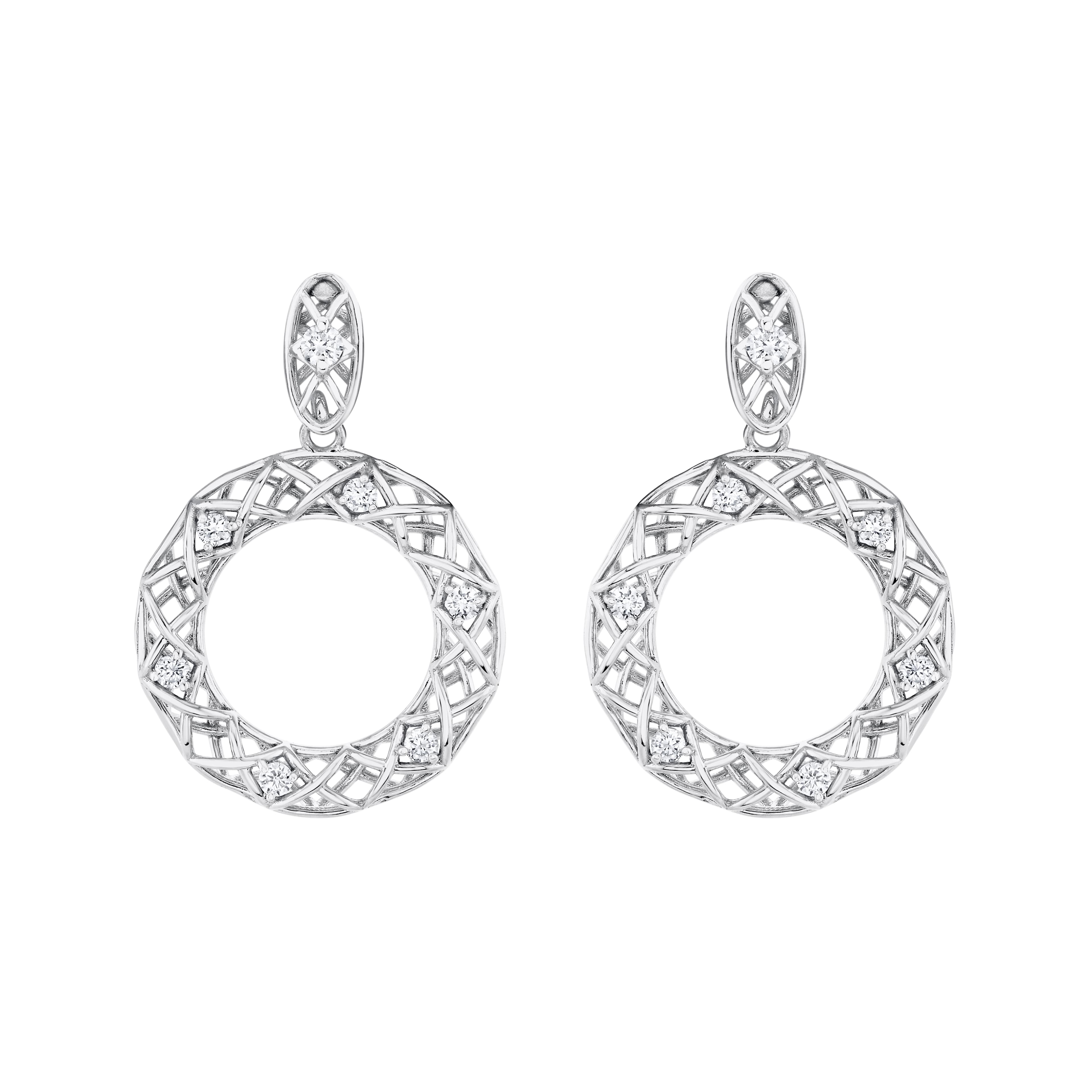 Light Weight Circle Earrings — View 1