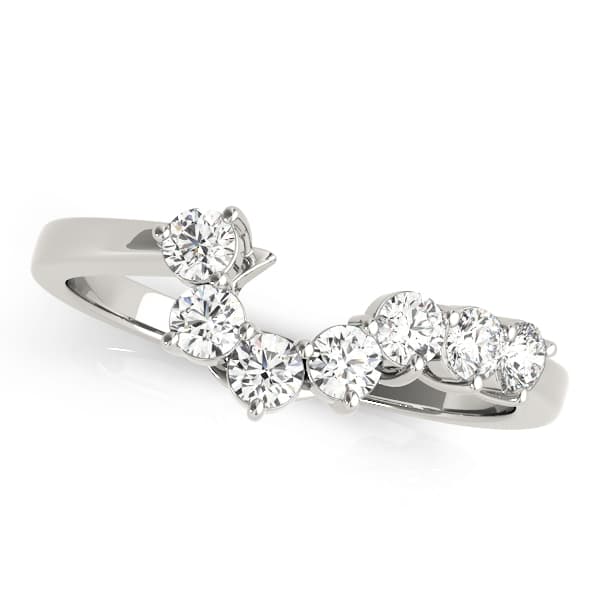 Wedding Bands Curved Bands — View 1
