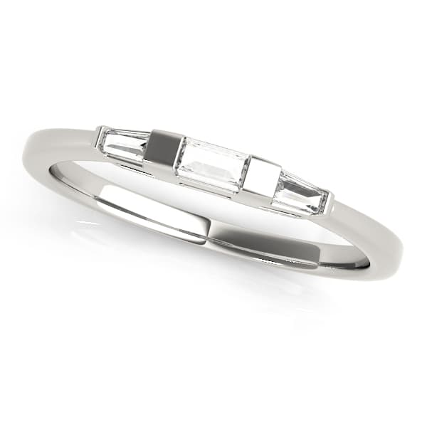 Baguette Wedding Band — View 1