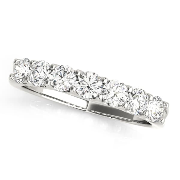 U-Prong Wedding Band — .025 CT — View 1