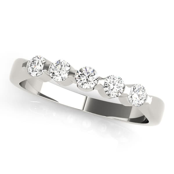 Bar Set Wedding Rings — View 1