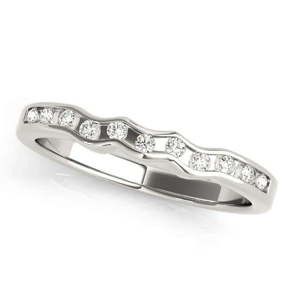 Wedding Bands Curved Bands — View 1