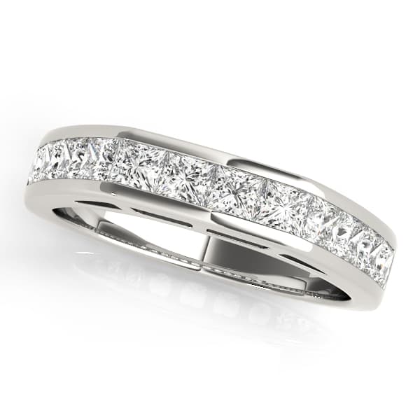 Wedding Bands Fancy Shape Princess — View 1