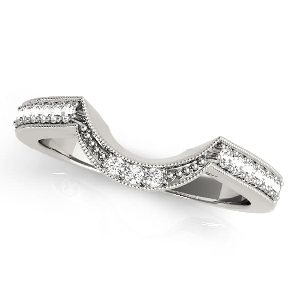 Wedding Bands Curved Bands — View 1