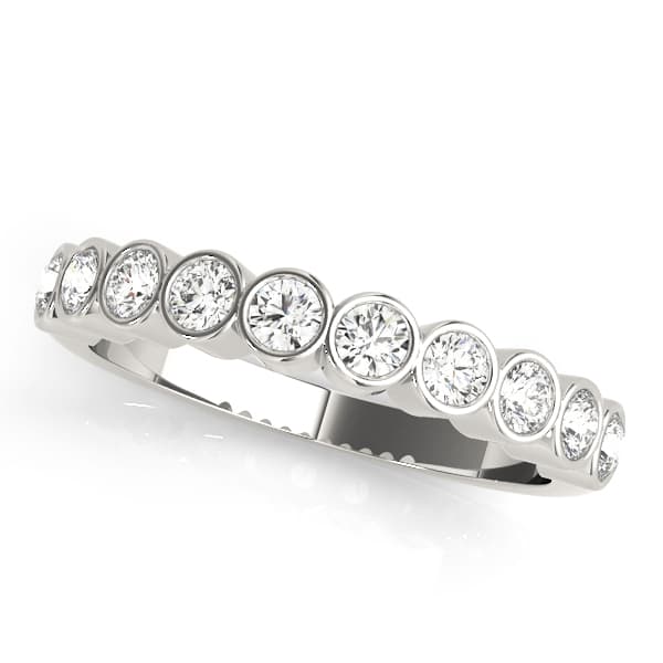 Wedding Bands Bezel Set — .025 CT — View 1
