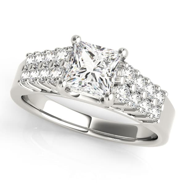 ENGAGEMENT RINGS PAVE — style 50362 in 10k White Gold