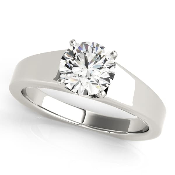 Solitaire Engagement Ring — style 50363 in 10k White Gold