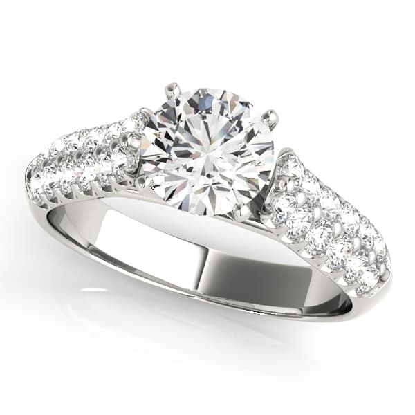 Engagement Rings Pave — style 50365 in 10k White Gold